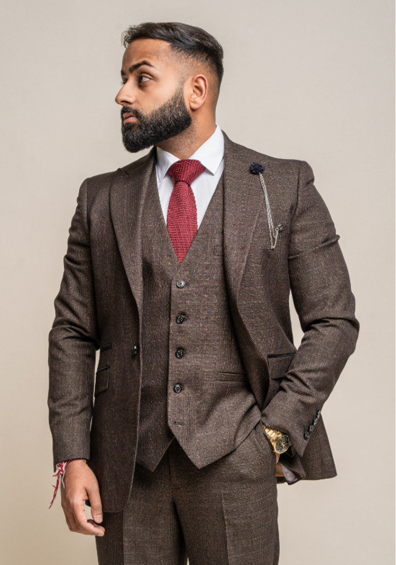 Cavani Caridi Jacket Brown-1